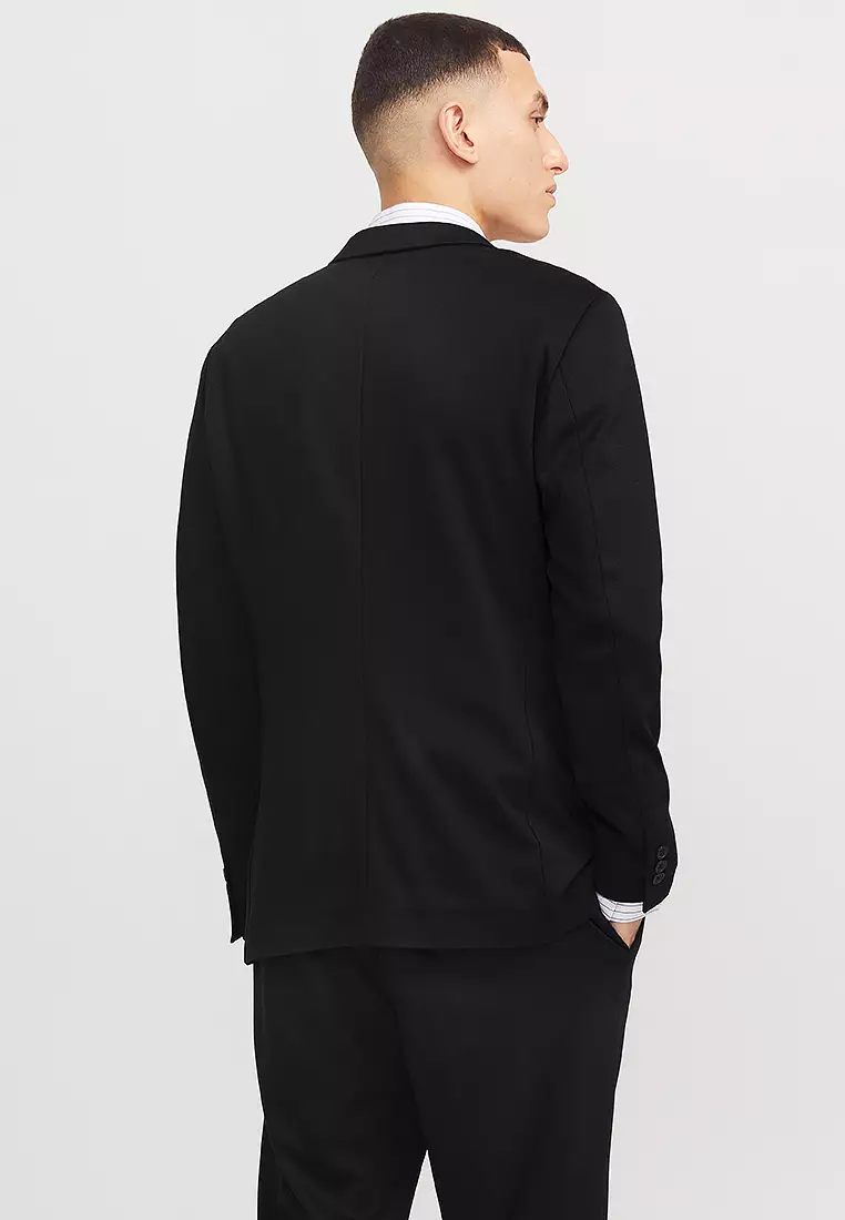 Jack & Jones PREMIUM JPRBLUCHARLES SHAWL NECK - Jersey de punto - navy