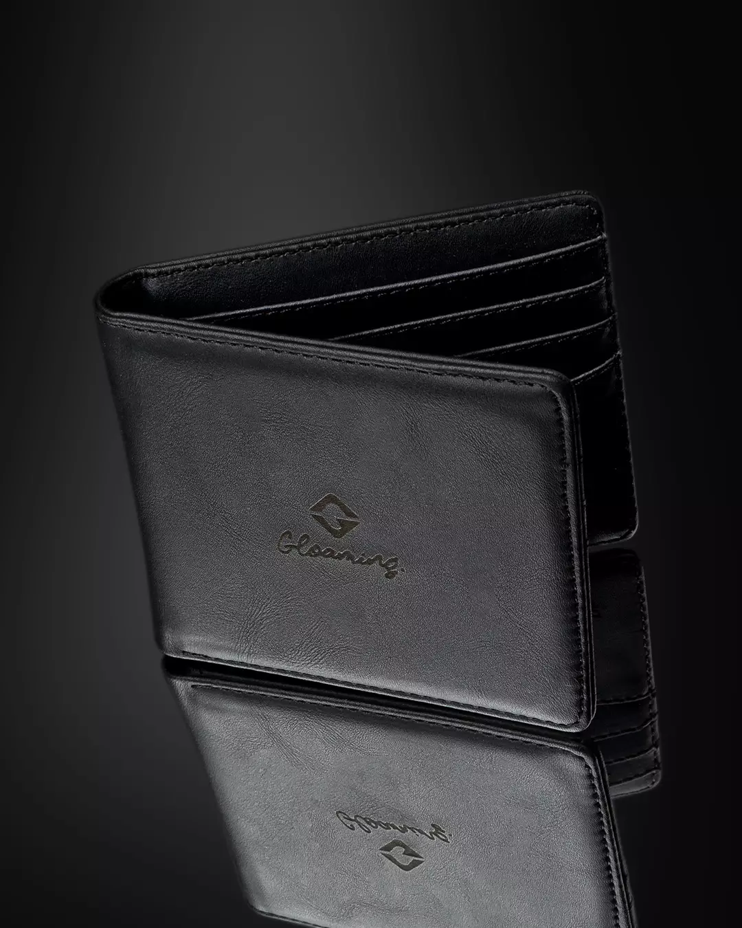 Gloaming Specchio Wallet Pria Wanita Dompet Basic