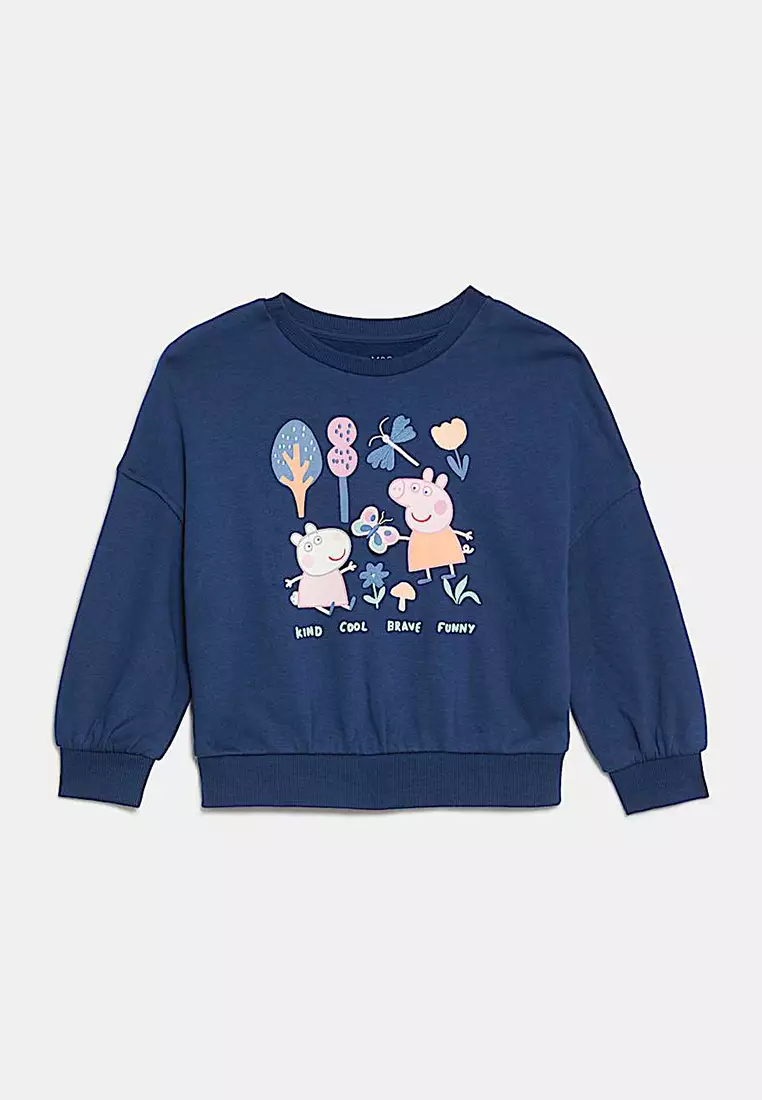 Cotton Rich Peppa Pig Sweatshirt