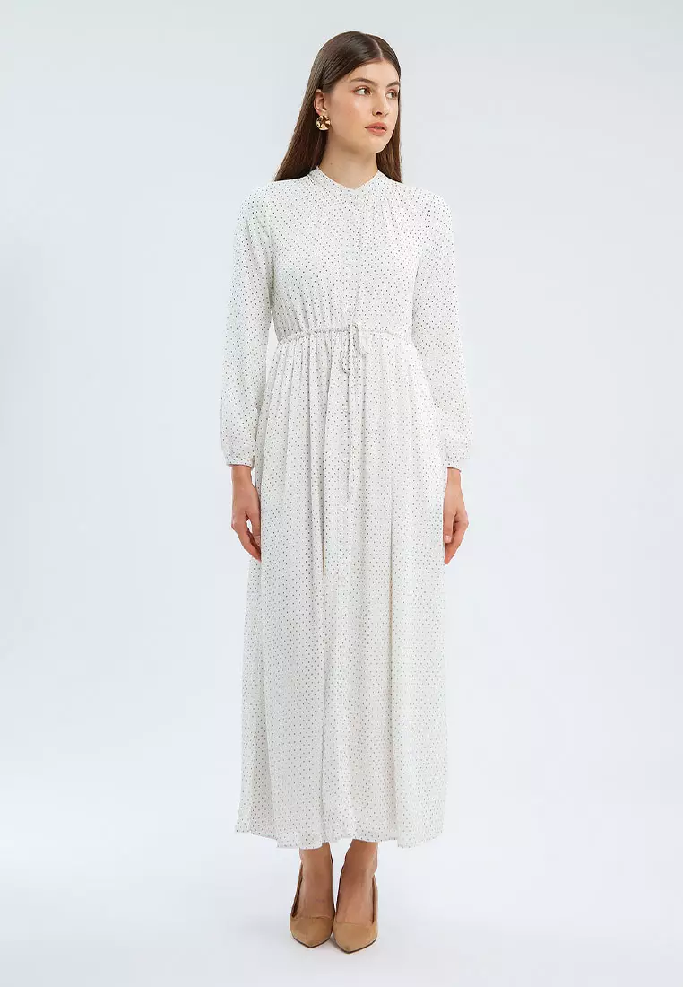 Minimal Wrenley Dress Off White Warna OFF WHITE