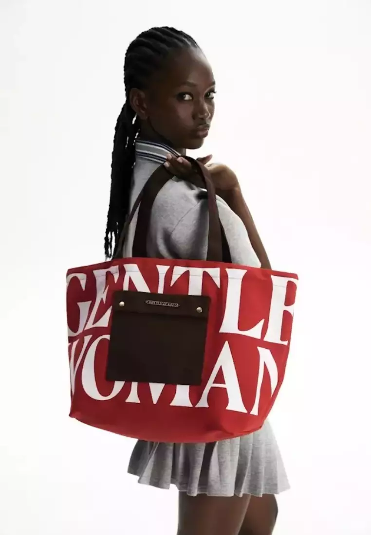 GW Painted Wall Tote Red