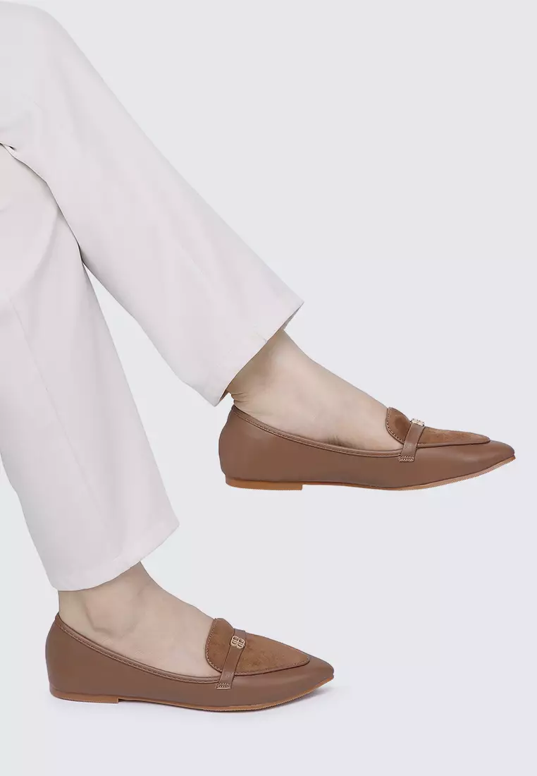 My Ballerine Choco Soufflé Comfy Loafers