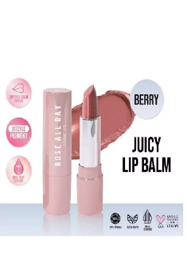 Jual Rose All Day Rose All Day Juicy Lip Balm Berry Berry Original