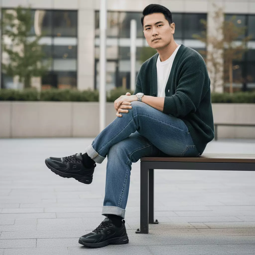PAULMAY - Sepatu Sneakers Mono Series Black