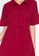 ZALORA BASICS red Pleated Detail Dress D1C70AA9B66913GS_3