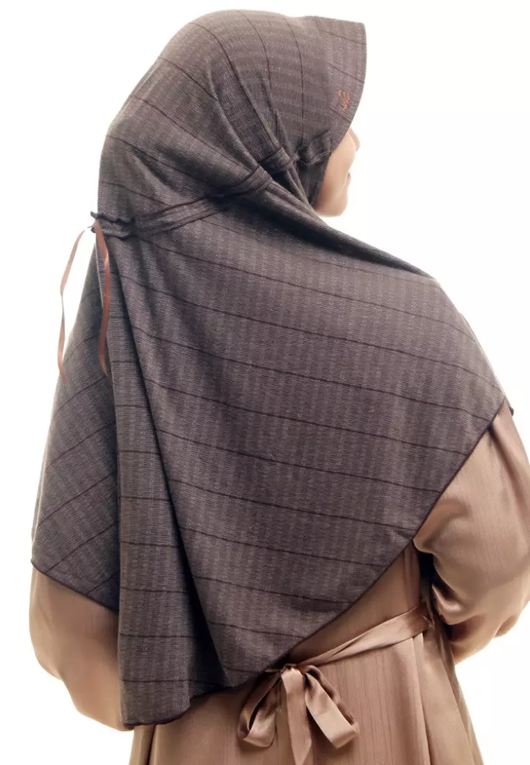 Rabbani - Kerudung Sekolah Instan Innova Clx - Brown