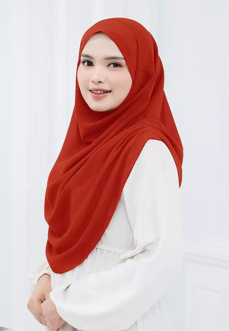 HIJAB INSTAN NASHWA - MAROON