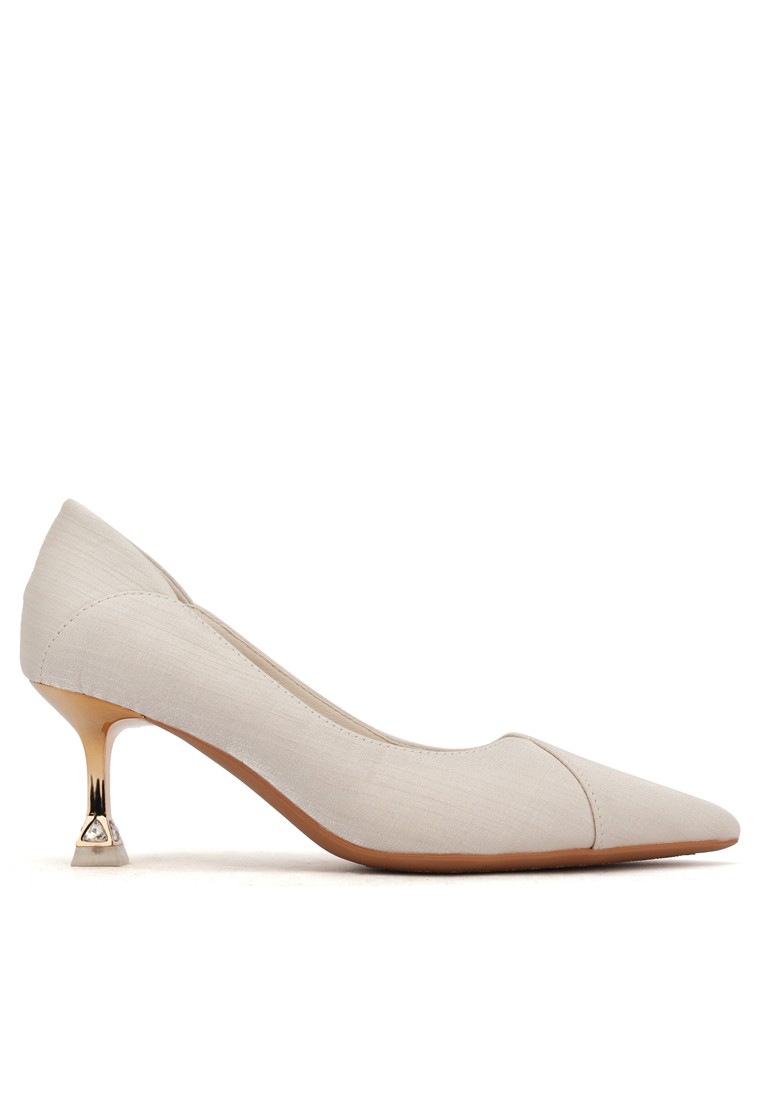 6.5CM Pointy Satin Pumps XJ998-16