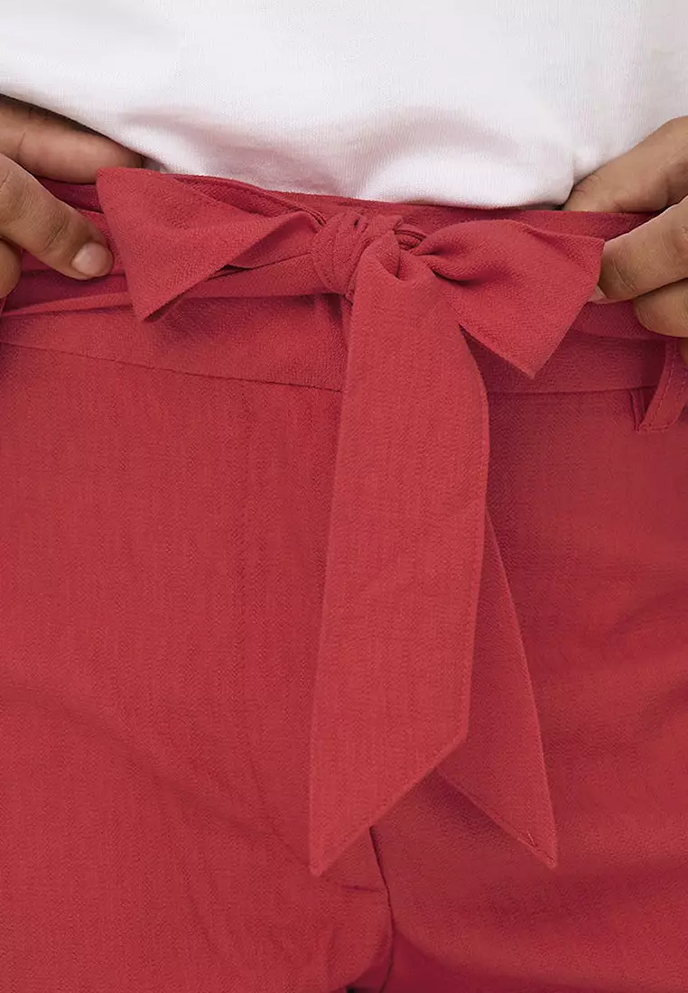 High Waist Bermuda Shorts