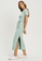 Calli green Tie Midi Dress 95D9BAA3D8A397GS_2