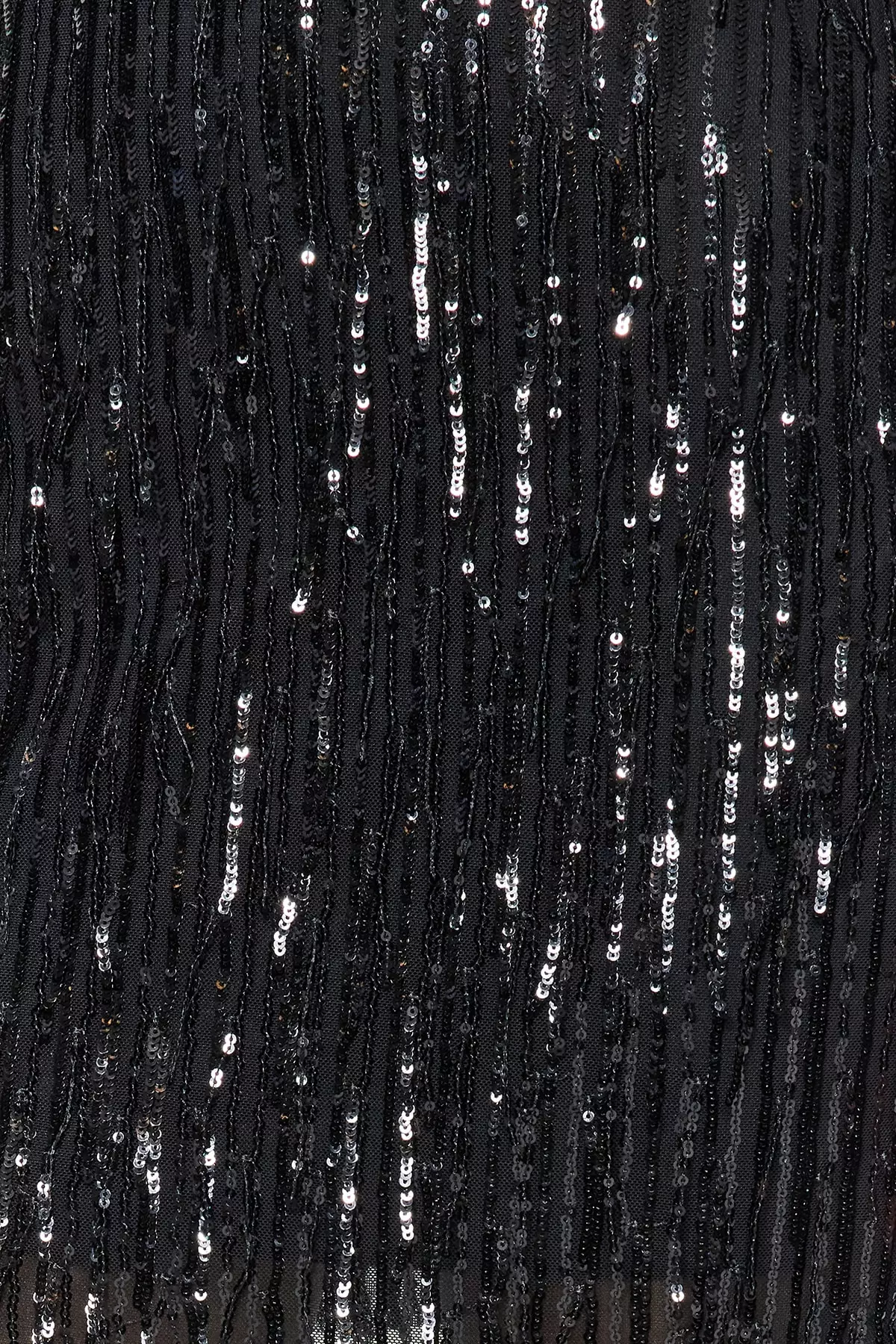 Mini Skirt with Glittering Sequins