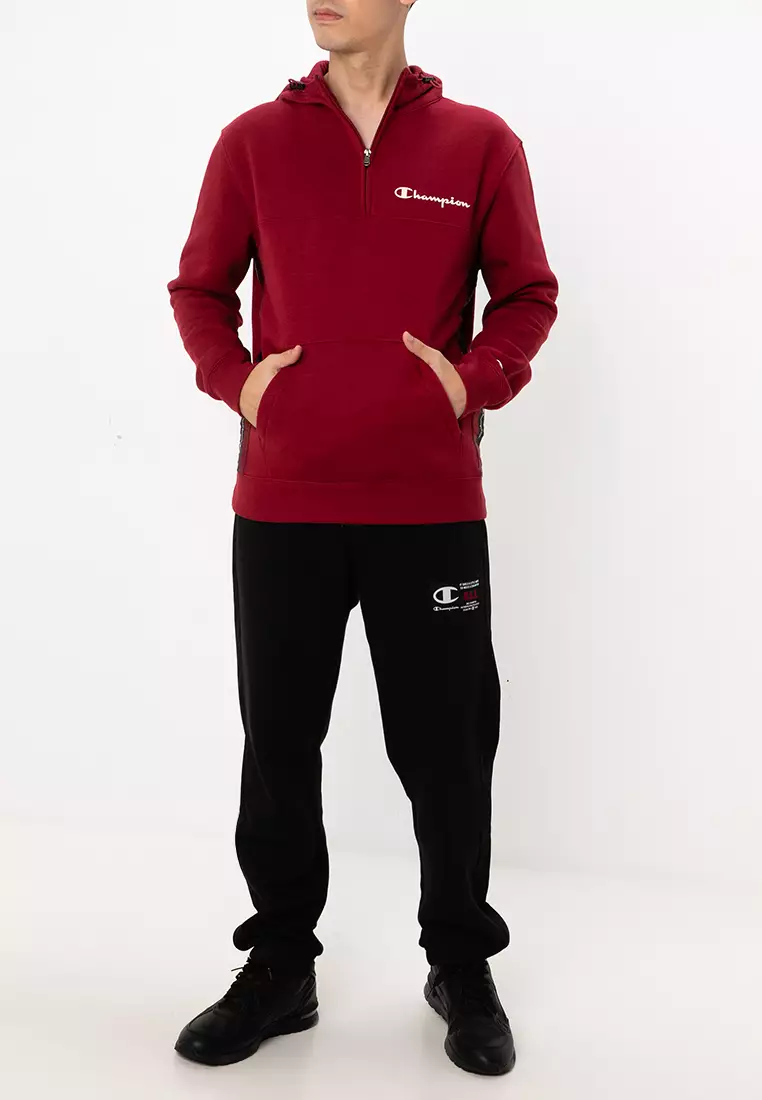 Half zip hoodie champion sales