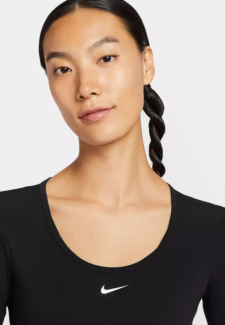 Nike Pro Women's Dri-FIT Cropped Long-Sleeve Top