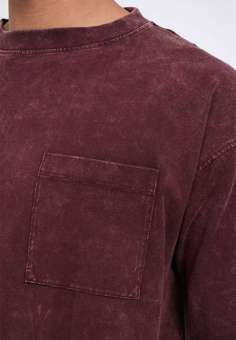 Short Sleeve Garment Dyed T-Shirt