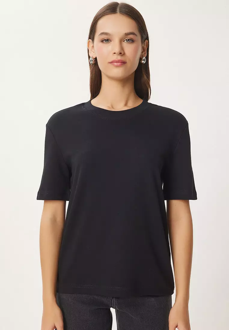 2-Pack Cotton Basic Knitted T-Shirt