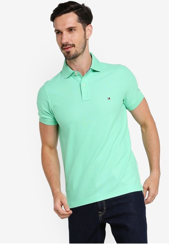 tommy hilfiger polo shirt green