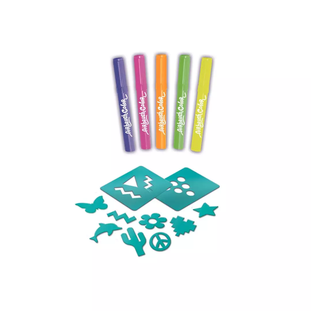 AirBrush Plush Refill Neon Kit x 10 marks - Mainan  anak