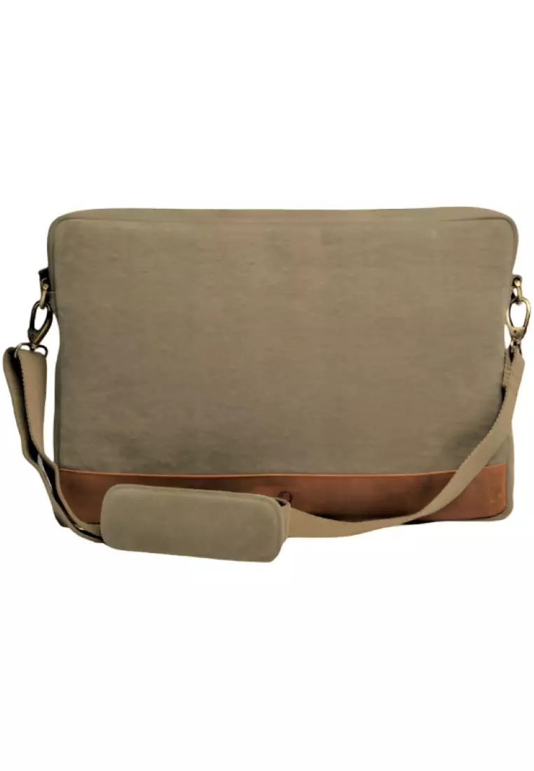 Buy Oxhide Canvas leather Laptop Bag for Men Canvas Laptop Bag Men