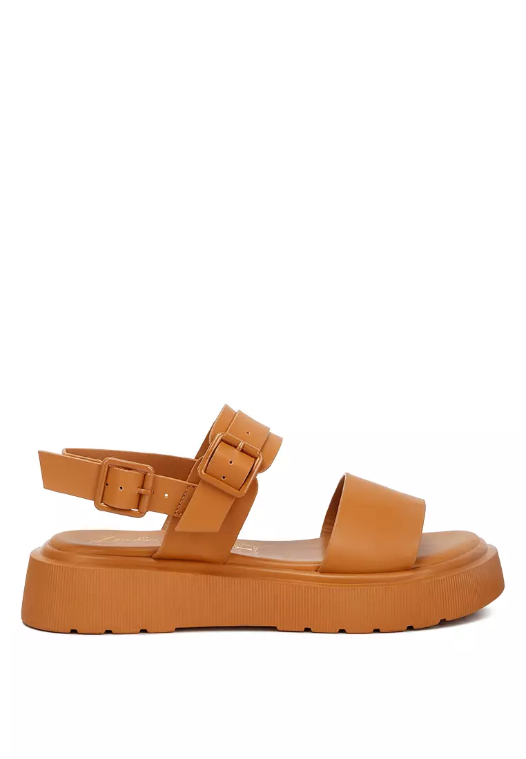 Discount on London Rag  shoes - SKU: Tan Chunky Sandals