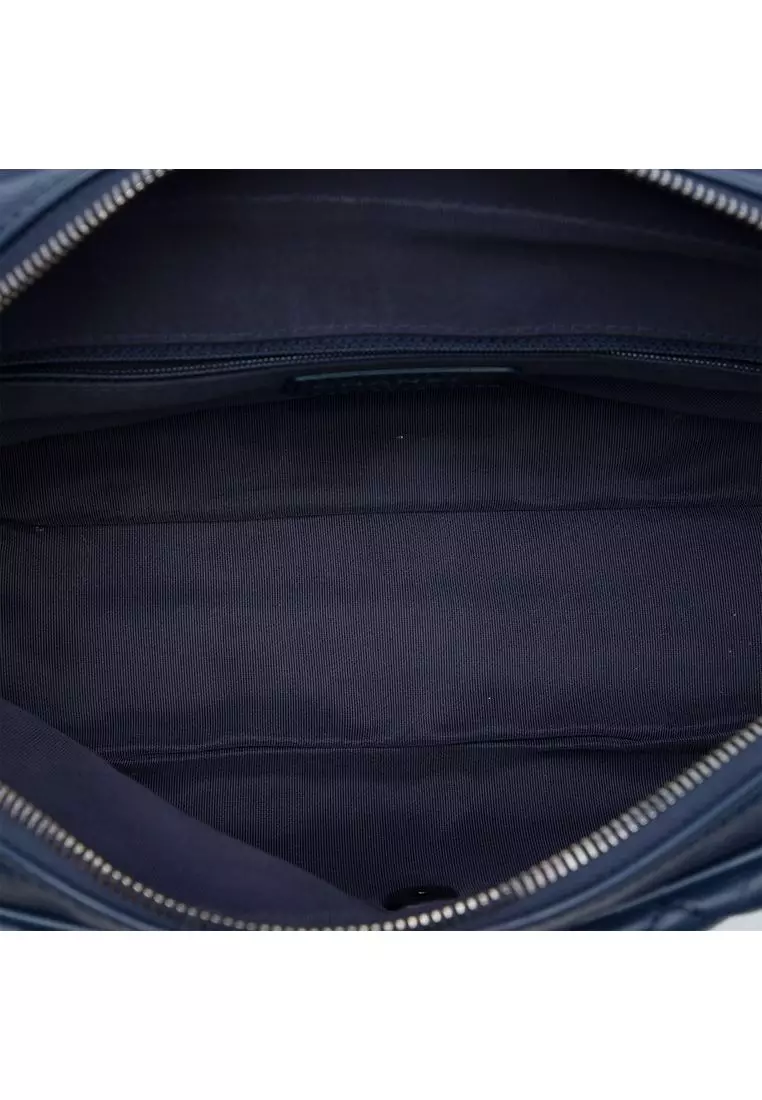 Pre-Loved Chanel Medium Quilted Crumpled Calfskin Airlines Casual Rock Flap