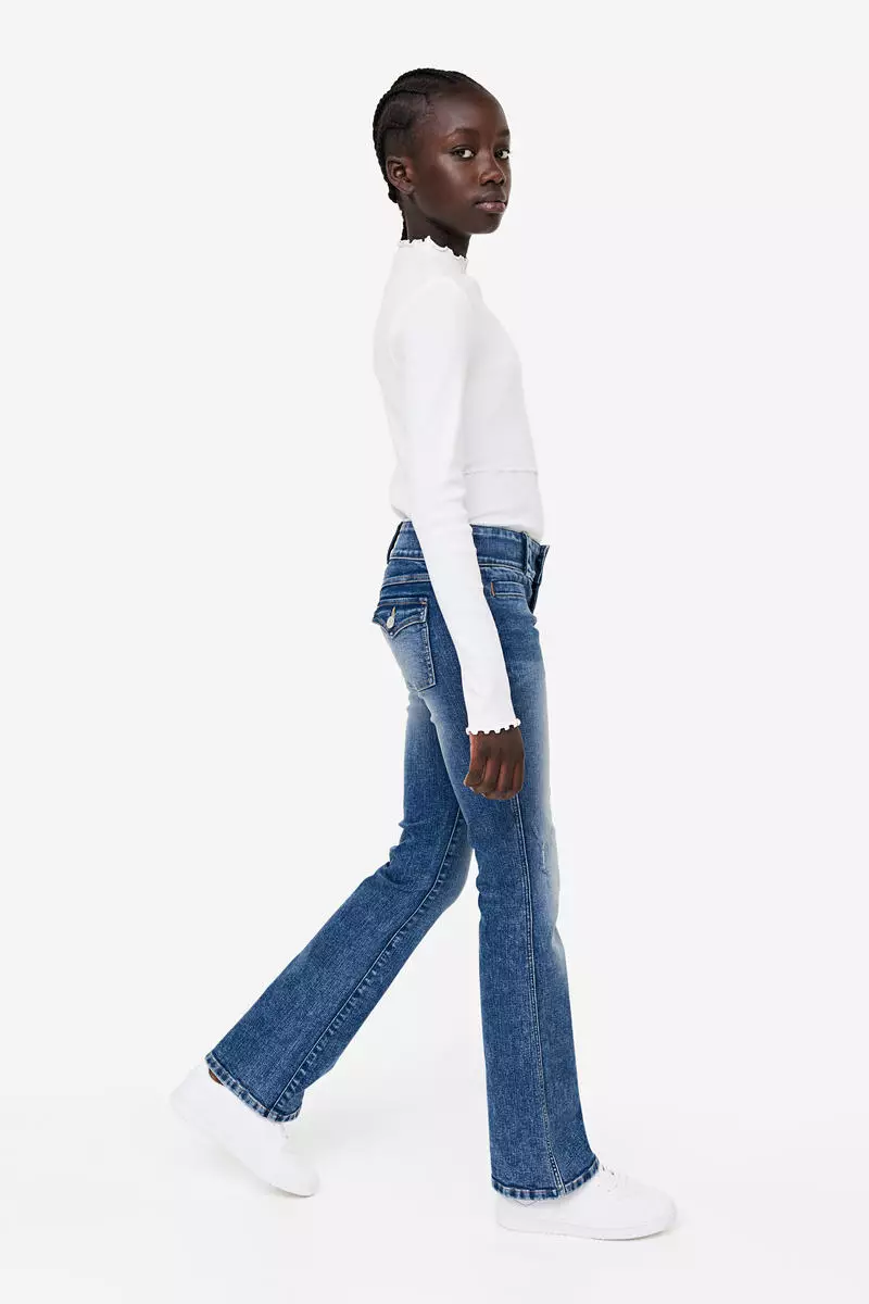 hm flare low jeans