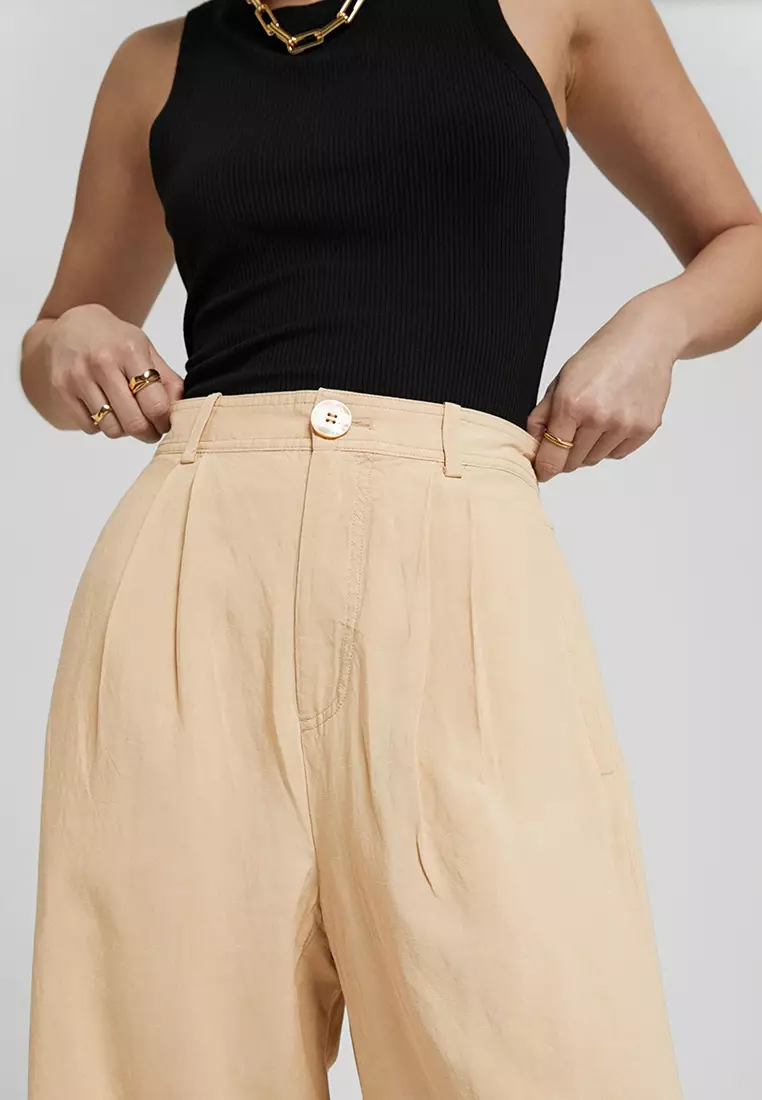 Buy & Other Stories High-Waist Linen Trousers 2024 Online