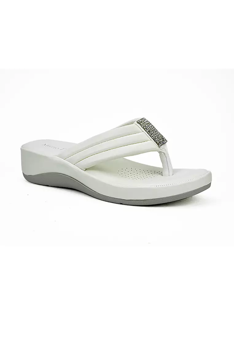 Discount on Mario D' Boro Runway  shoes - SKU: Mario D' Boro Women's Sandals Lv 22134 White