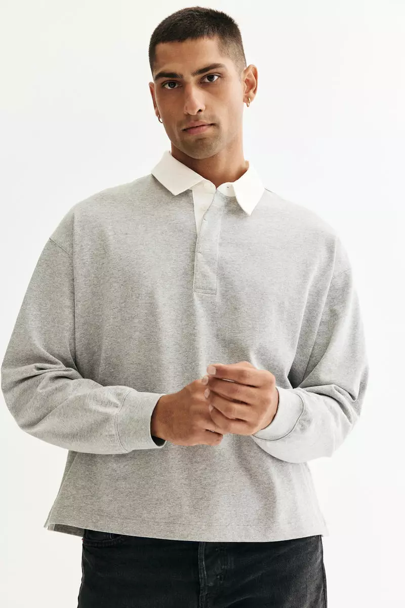 Loose Fit Cotton polo shirt