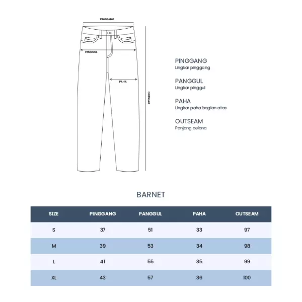 Celana Jeans Wanita Barnet Barrel Dark Blue