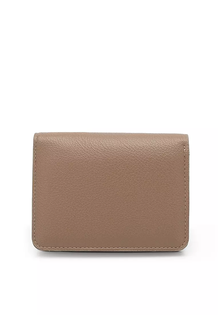 2 In 1 Long Purser with Coin Purse - Khaki