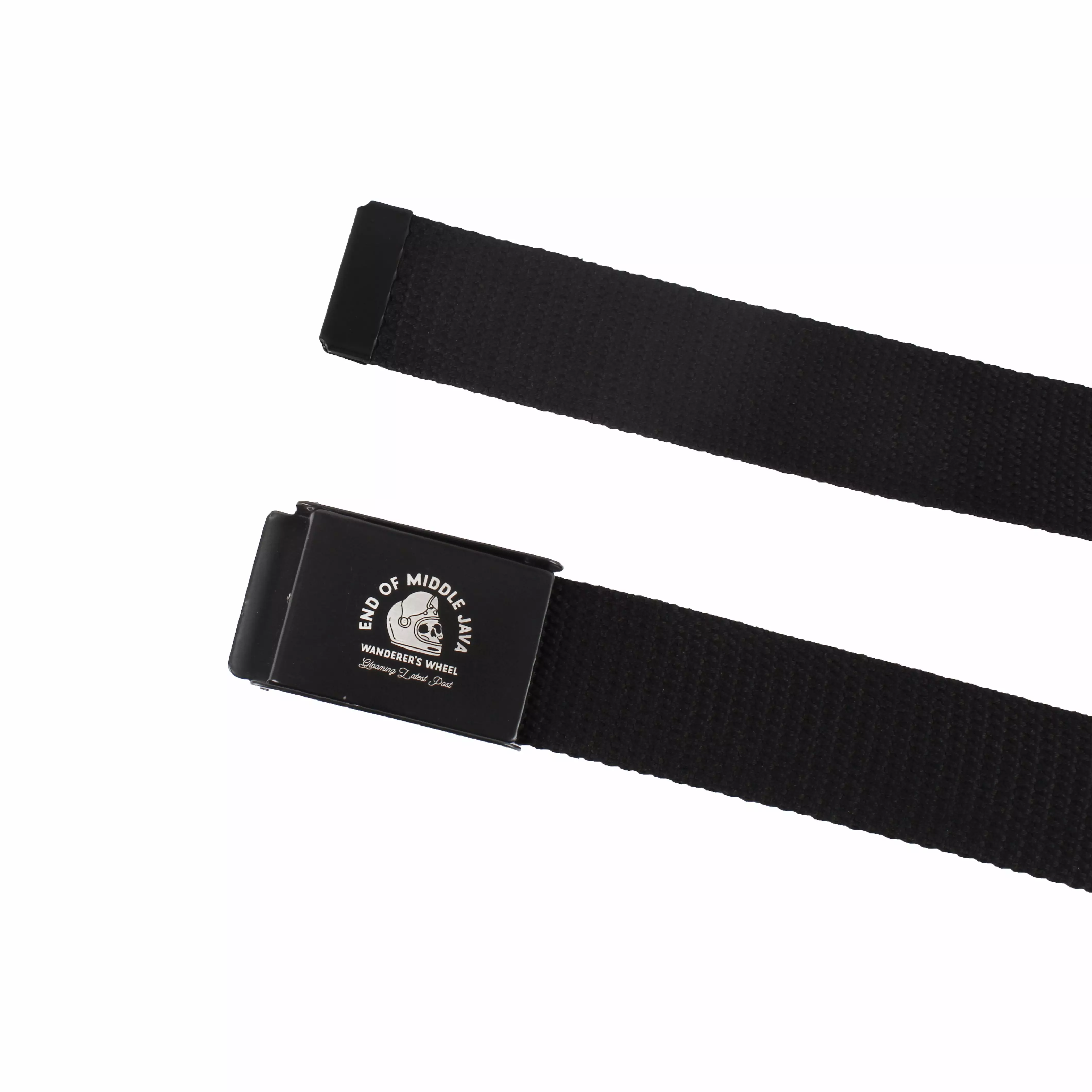 Gloaming Whell Black Ikat Pinggang Pria Kanvas Original Gloaming Belt