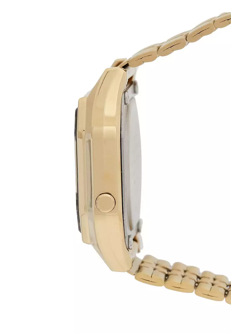 Casio Jam Tangan - Gold Black - Stainless Steel - LA680WGA-1BDF