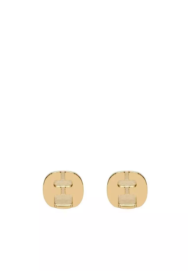 Brass Stud Earrings