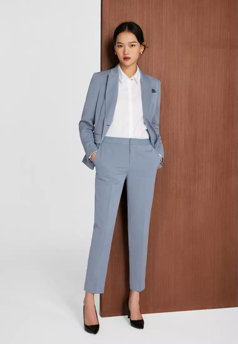 長袖合身剪裁西裝外套