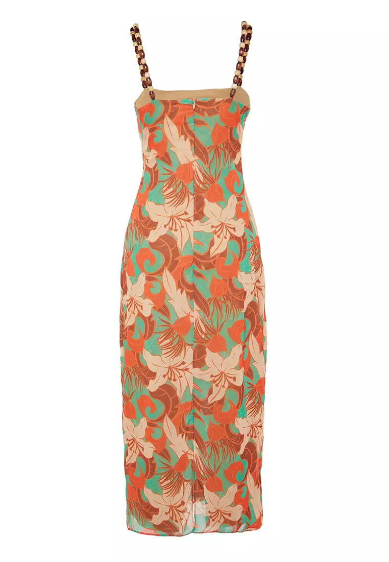 Jual Trendyol Bead Strap Maxi Dress Original 2023 ZALORA Indonesia