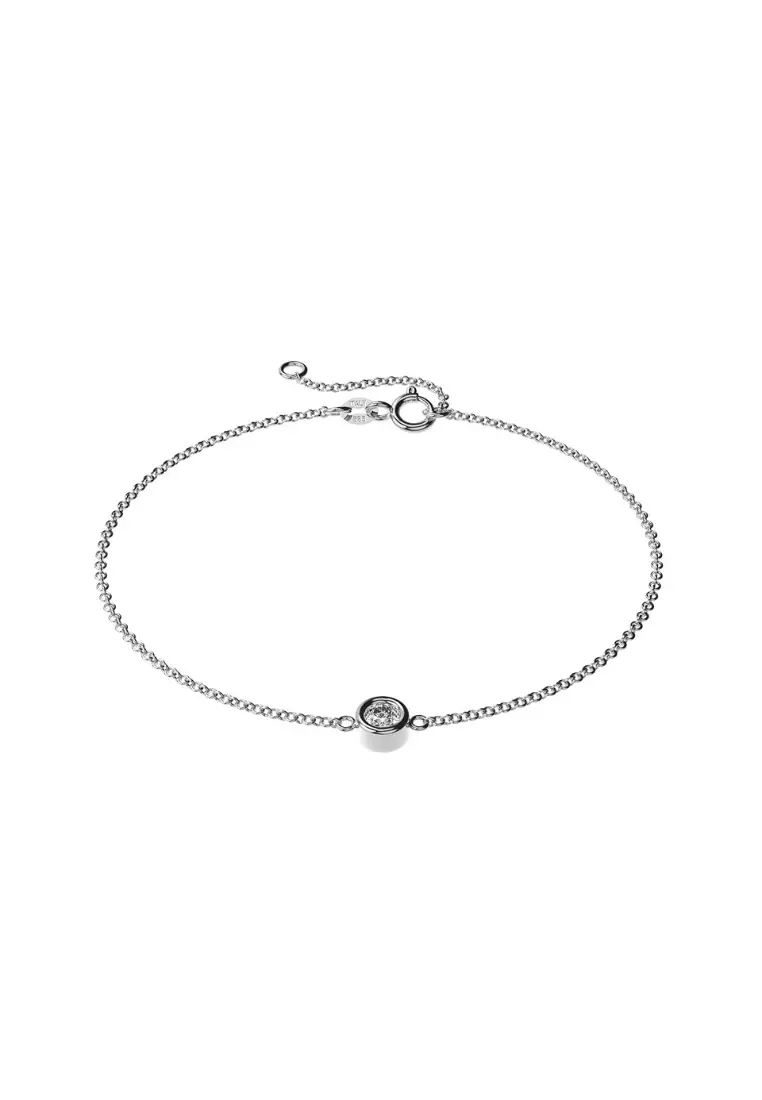 Buy Tailored Jewel Everyday Jewellery Diamond Bracelet in White