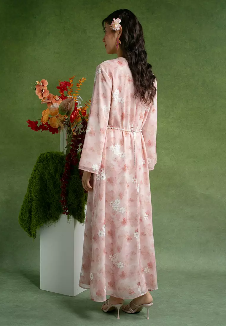 Dalila Dress with Pearl Belt