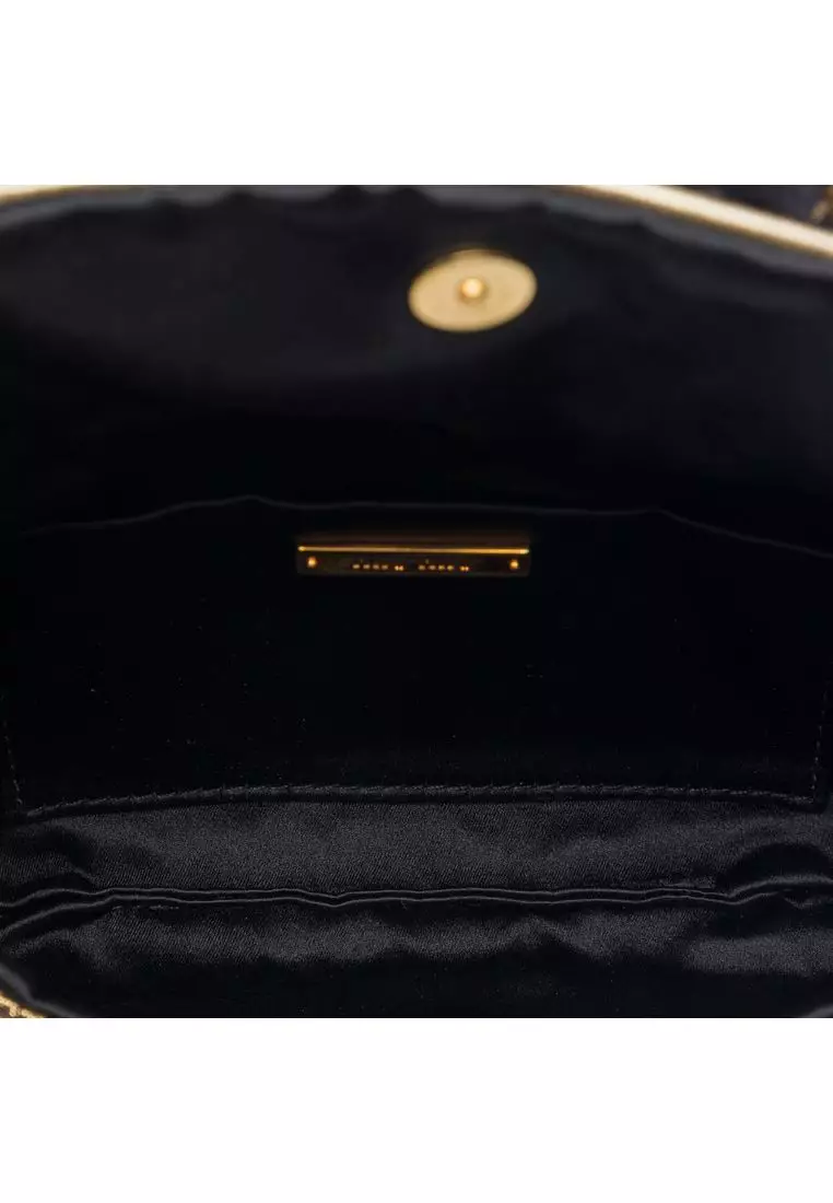 Pre-Loved Miu Miu Lurex Bow Clutch