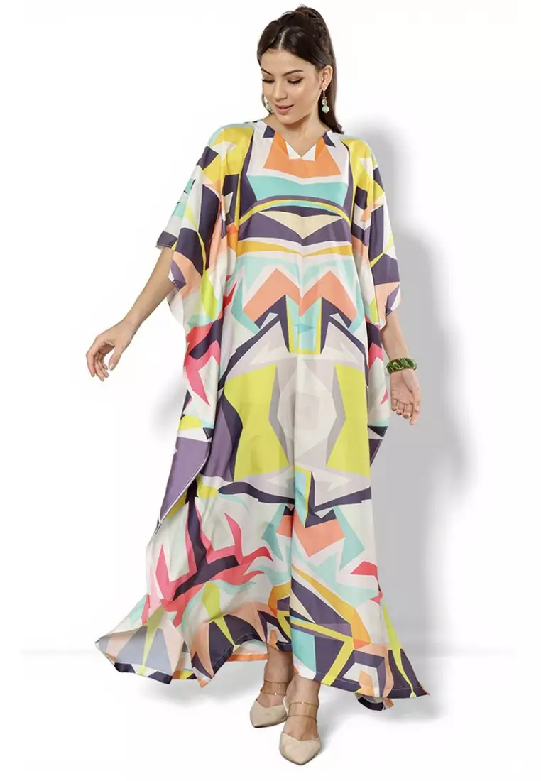 Kanzi Exclusive Short Sleeve Kaftan