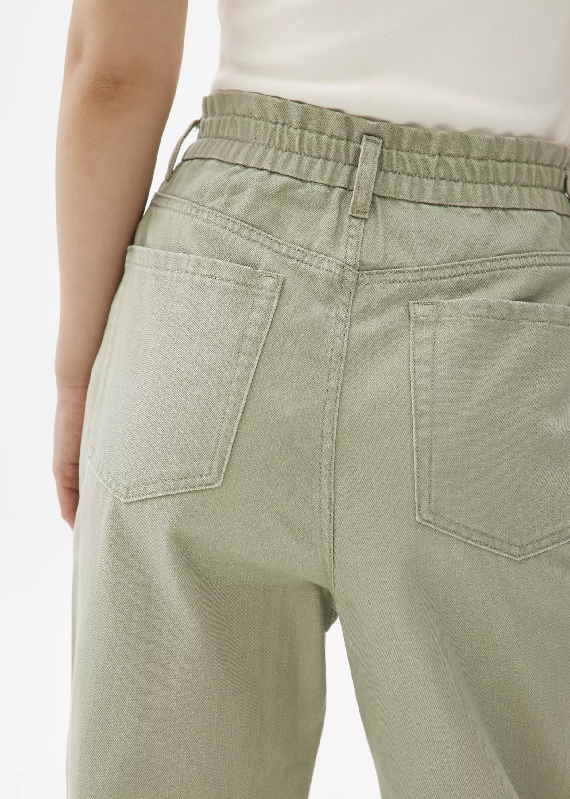 Celana Wanita - Sloane Elastic Paperbag Jeans