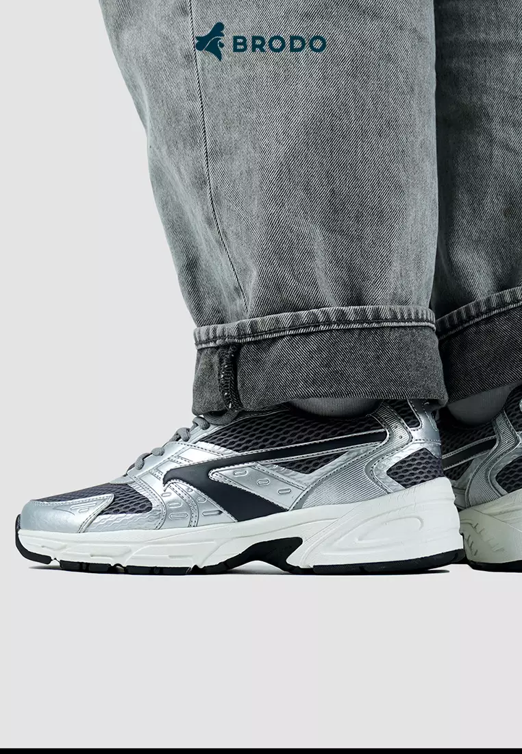 BRODO - Sneakers Ace Neptune Silver Smoke OWS