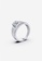 Vinstella Jewellery silver Vinstella Quartz Diamond Ring - 18K White Gold Plated ECA74AC57D6947GS_2