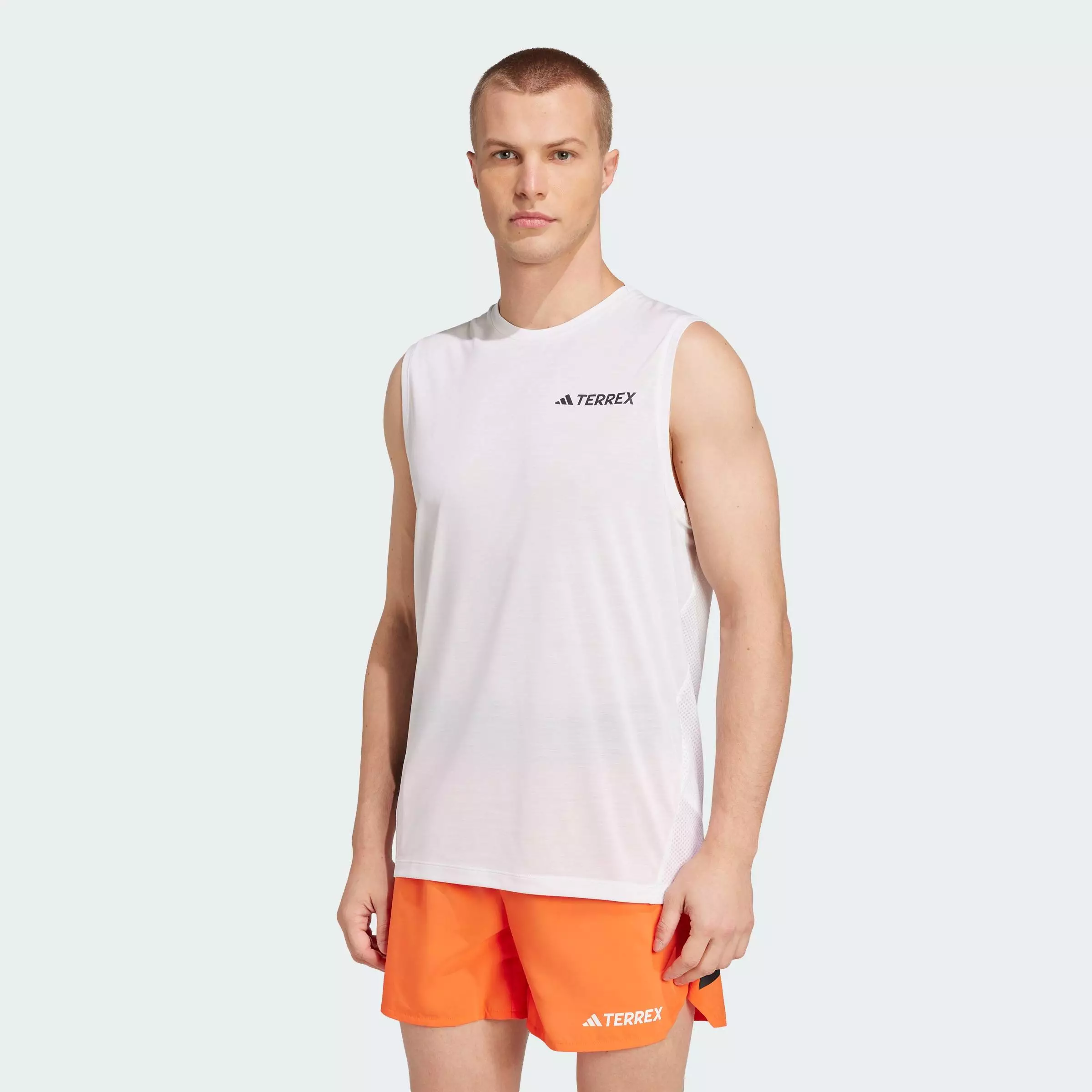 Hiking Terrex Xperior Climacool+ Tank Top Men White JN8146
