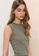 Public Desire green Round Neck Ruched Dress 4E63AAA30D0C2DGS_6