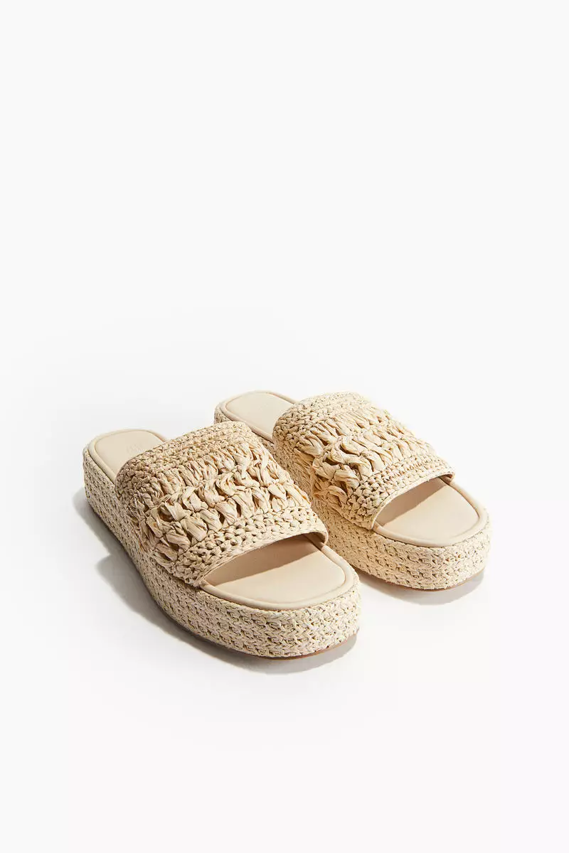 Platform espadrille sandals