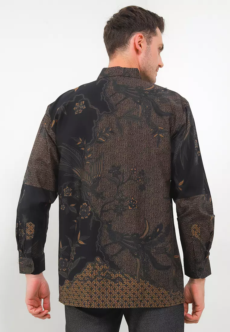 Batik Talenta Exclusive Lengan Panjang Simbut Black
