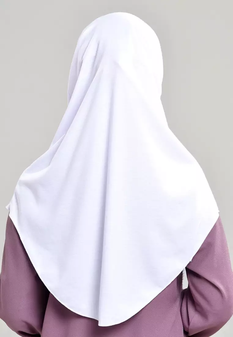 Rabbani - Kerudung Sekolah Instan Neo Karimun White