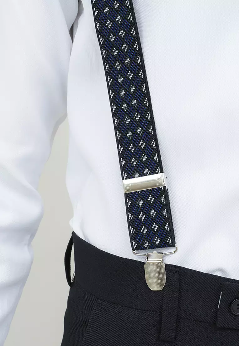 Houseofcuff Suspender Tali Jojon Karet ikat pinggang pria dewasa besar A04