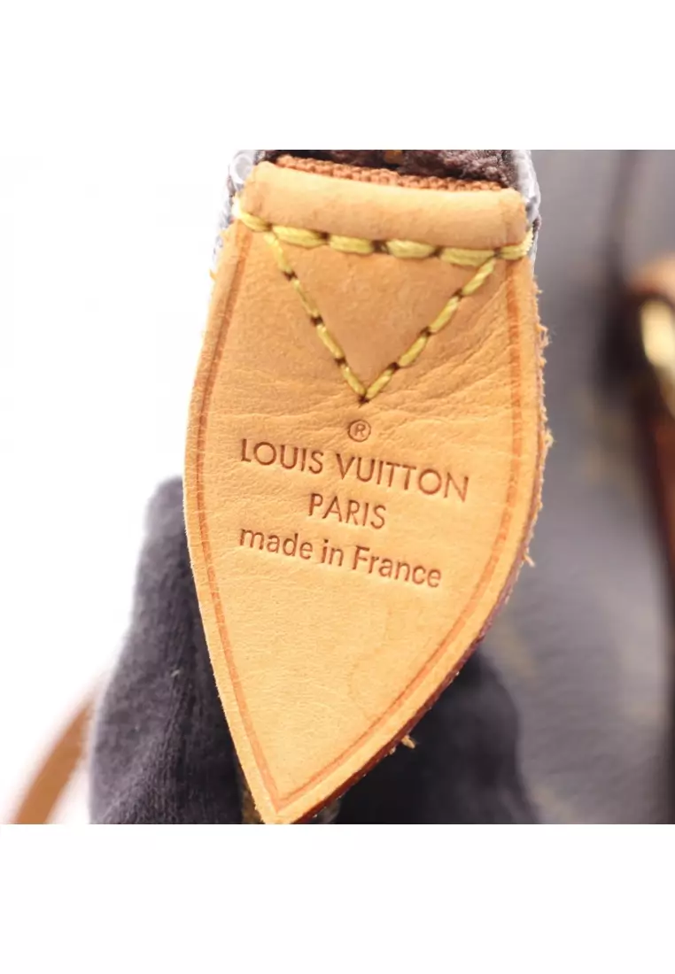 Pre-Loved Louis Vuitton Totally MM monogram Shoulder bag tote bag PVC leather Brown
