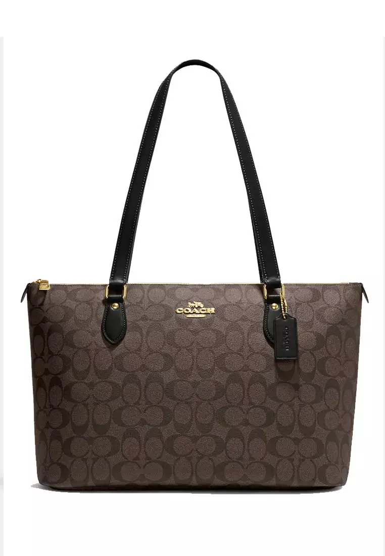 Buy Coach COACH Gallery Tote In Signature Canvas Online ZALORA Malaysia